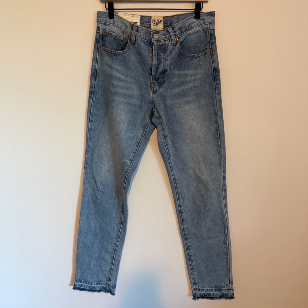 Gallery Dept 5001 jeans 30 relaxed straight leg streetwear casual denim unisex